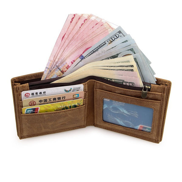 Leather Men Wallets Luxury,Dollar Price Short Style