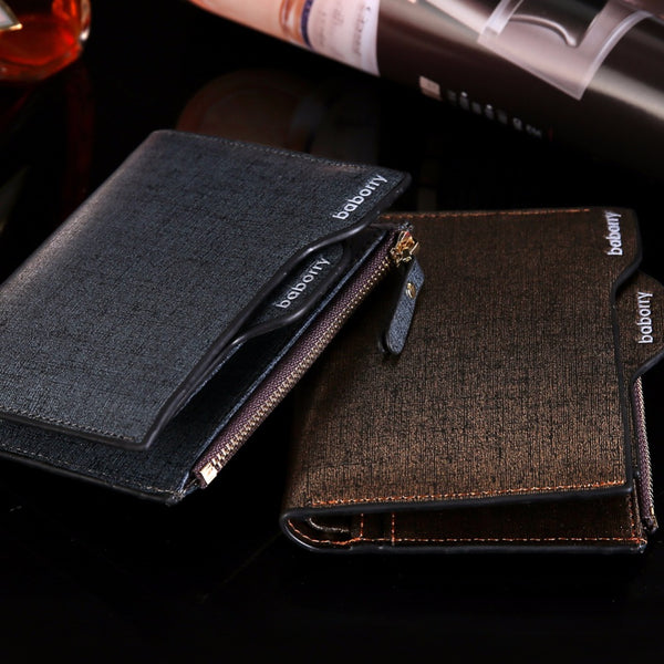 Coin Purse Pockets Clutch with zipper Men Wallet