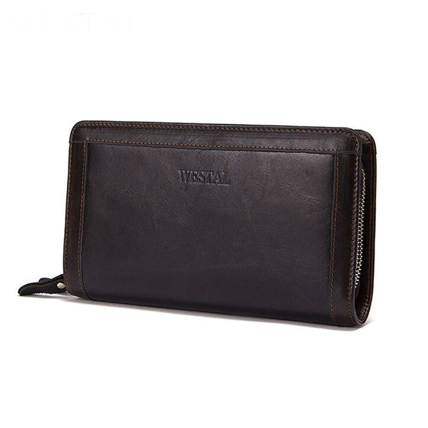 Double Zipper  Wallet Man's Clutch Bags