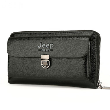 Casual Wallet Men Purse Clutch Bag Microfiber Leather Wallet