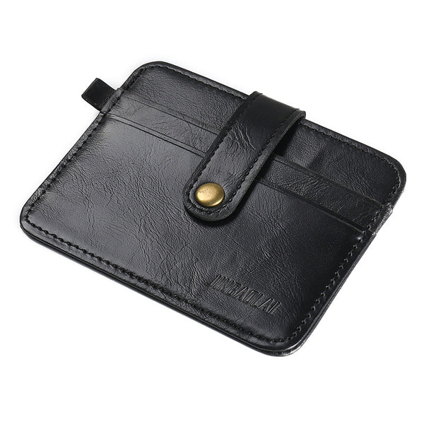 Mini Wallets Hasp Small Purse Leather Wallet Men
