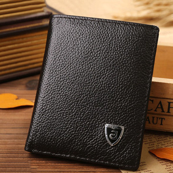 Leather Purses Cowhide Mini  Men Wallets