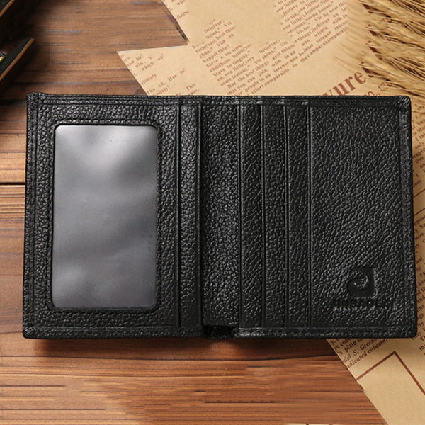 Leather Purses Cowhide Mini  Men Wallets