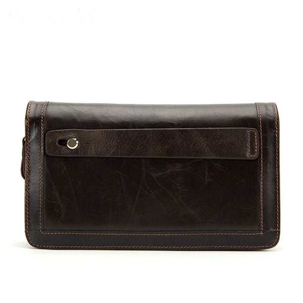 Double Zipper  Wallet Man's Clutch Bags