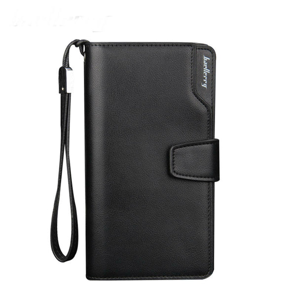 Men Wallets Men Purse Clutch Bag PU Leather Wallet Long