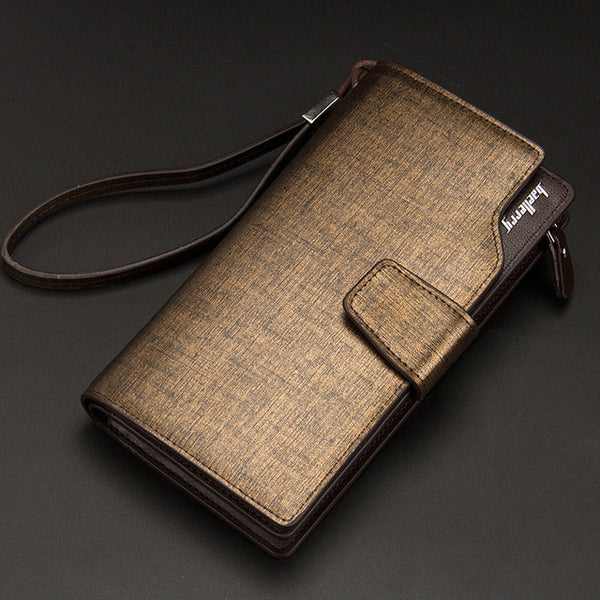 Men Wallets Men Purse Clutch Bag PU Leather Wallet Long