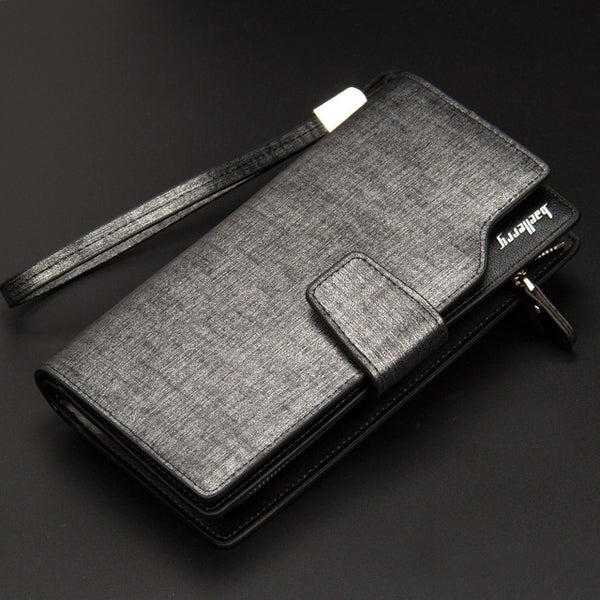 Men Wallets Men Purse Clutch Bag PU Leather Wallet Long