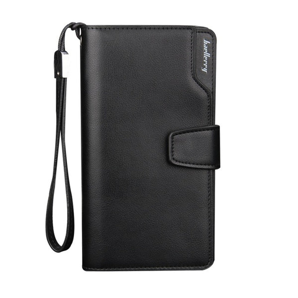 Men Wallets Men Purse Clutch Bag PU Leather Wallet Long