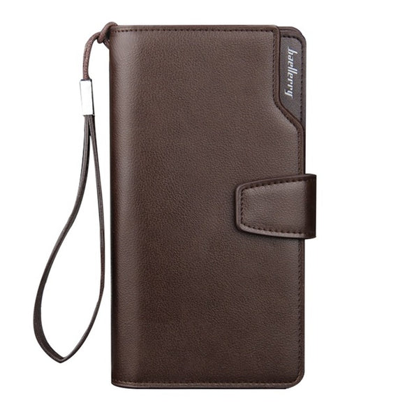 Men Wallets Men Purse Clutch Bag PU Leather Wallet Long