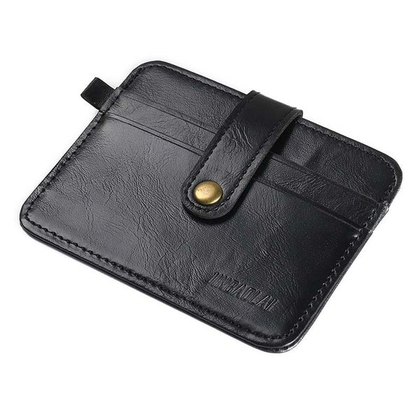 Mini Wallets Hasp Small Purse Leather Wallet Men