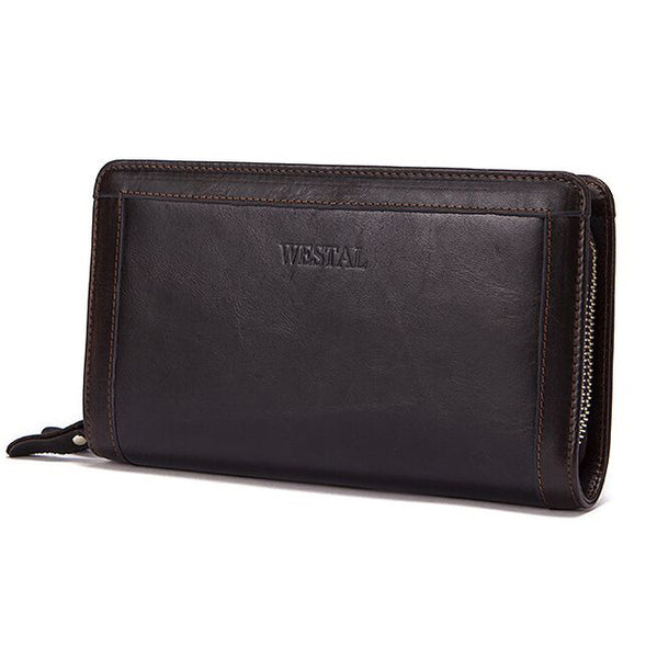 Double Zipper  Wallet Man's Clutch Bags