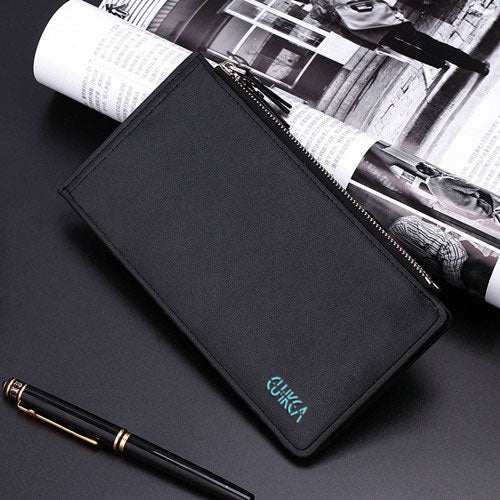 Men Wallet Double Zippers Business Men Clutch Handbags